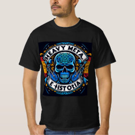Camiseta Logo Heavy metal e historia - Youtube