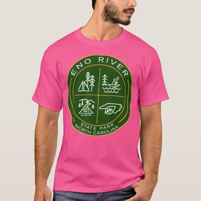 Camiseta Logo heráldico del Parque Estatal del Río Eno (Anverso)