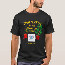 Camiseta LOGO Hombres de la planta de florecimiento de la i