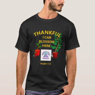 Camiseta LOGO Hombres de la planta de florecimiento de la i
