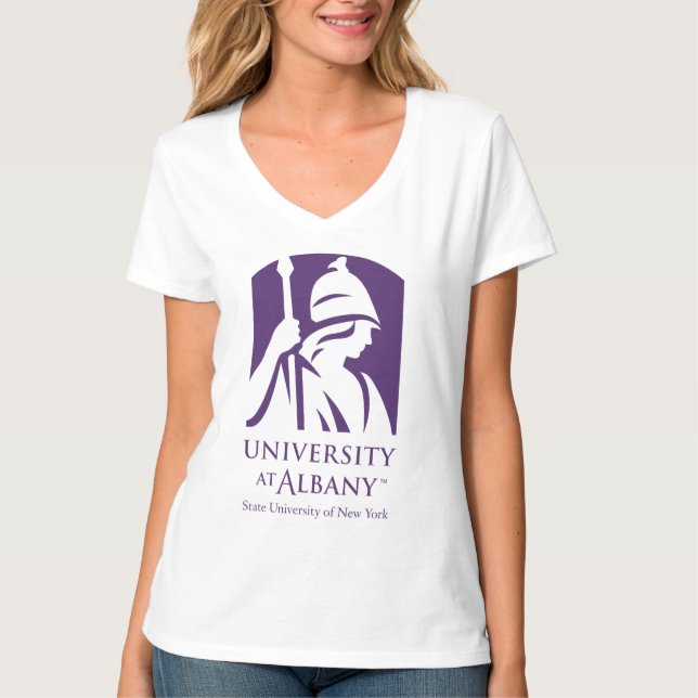 Camiseta Logo icónico de la Universidad de Albany (Anverso)