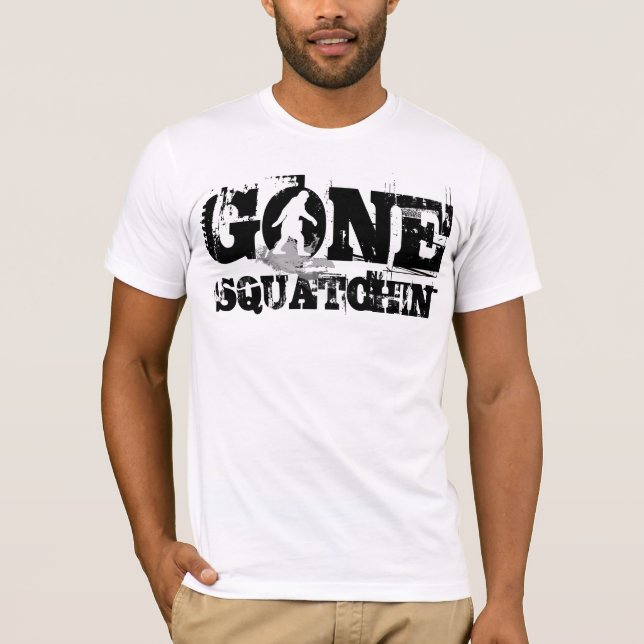 Camiseta Logo* ido del *white de Squatchin (Anverso)