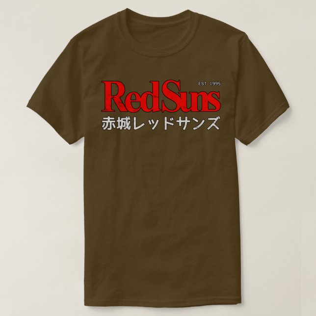 Camiseta Logo inicial de D Akagi RedSuns (Diseño del anverso)