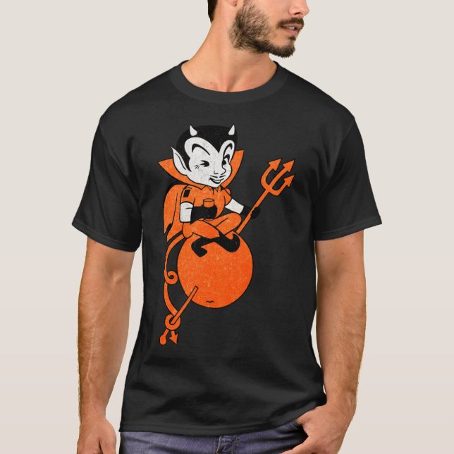 Camiseta Logo Naranja Julius de los años 60 con Winking Dev (Anverso)