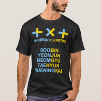 LOGO OFICIAL DE KPOP TXT Y NOMBRE DE MIEMBRO T-S C