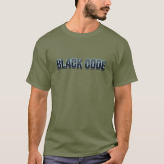 Camiseta Logo Oscuro Código Negro