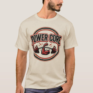 Camiseta Logo Power Core Gym