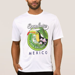 Camiseta Logo retro de Playa Balandra México T-Shirt
