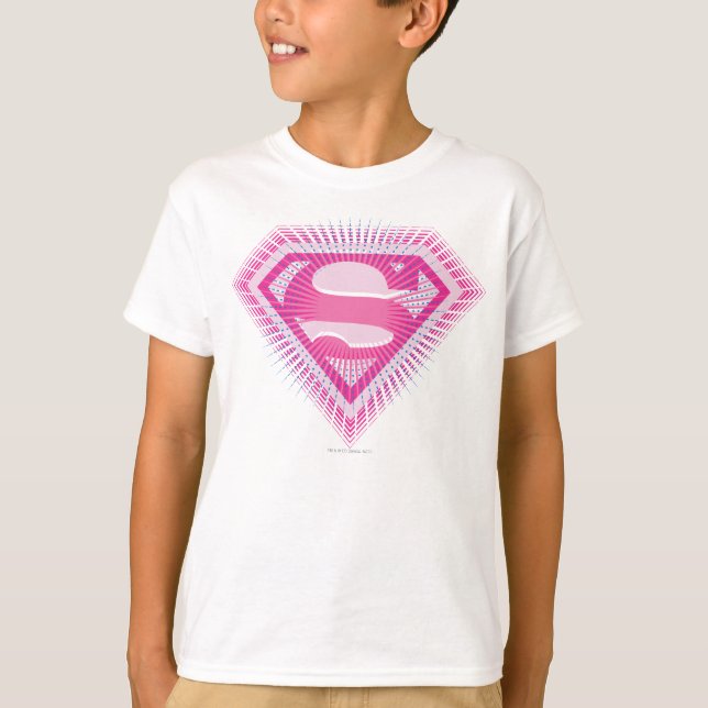 Camiseta Logo rosa superchica (Anverso)