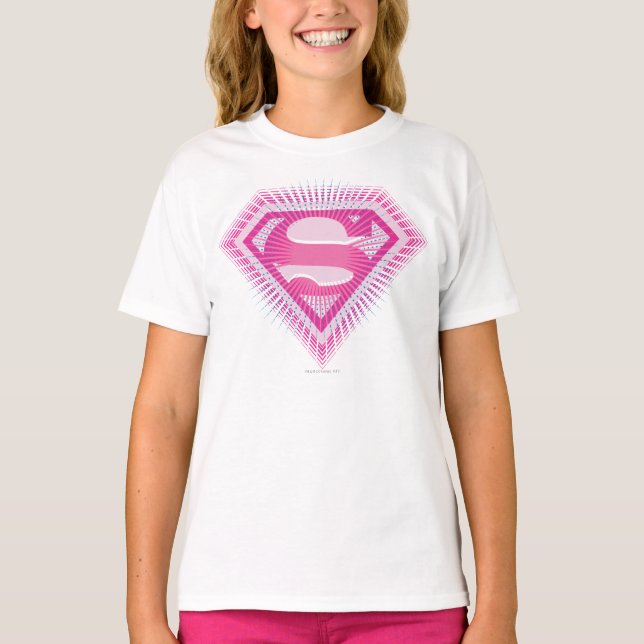 Camiseta Logo rosa superchica (Anverso)