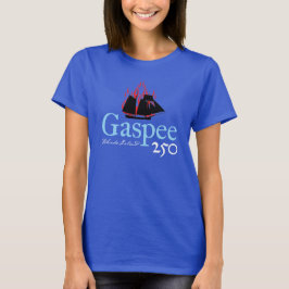Camiseta Logo rústico DAR Gaspee250 sobre el azul
