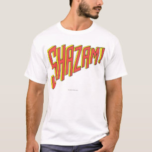 Camiseta Logo Shazam rojo/amarillo