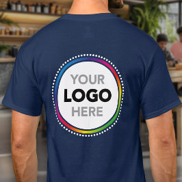 Camiseta Logo T-Shirt - Custom Company Branding on Back