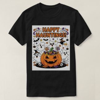 Camiseta Logo único con tema de Halloween y banner para tu 