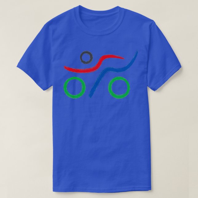 Camiseta Logo único de Triathlon (Diseño del anverso)