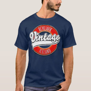 Camiseta Logo vintage de Reykjavk Islandia