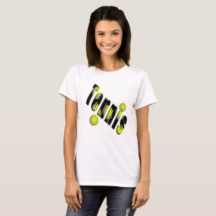 Camiseta Logo Y Bolas De Tenis,