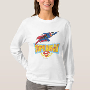Camiseta Logo y vuelo de Superman