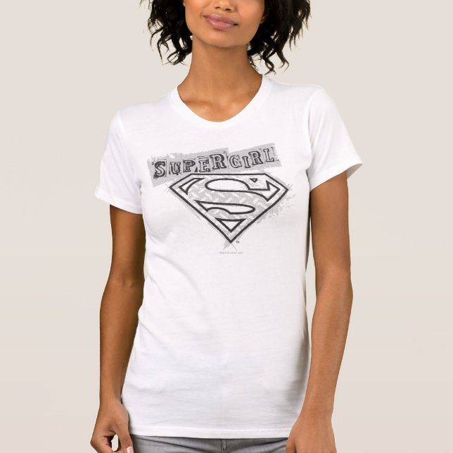 Camiseta Logotipo 1 de Supergirl (Anverso)