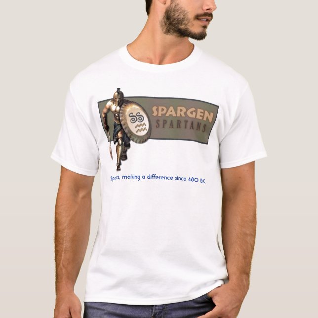 Camiseta Logotipo 2010, Spartans de Spargen Spartans, (Anverso)