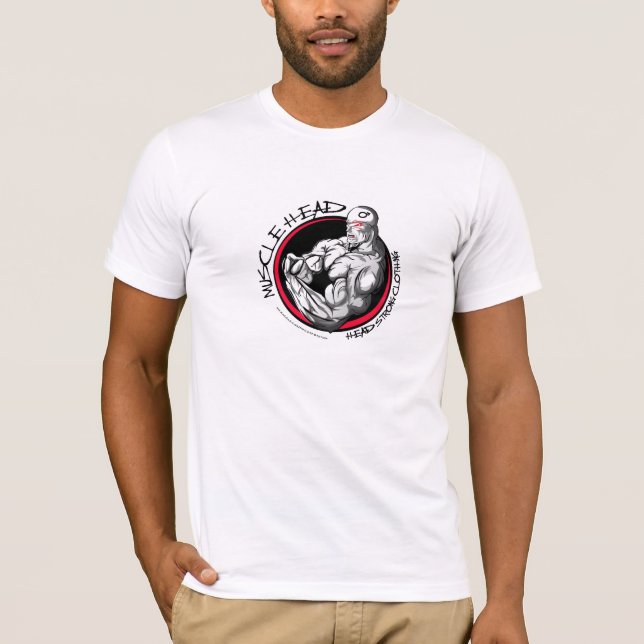 Camiseta Logotipo 2012 de la cabeza del músculo (Anverso)