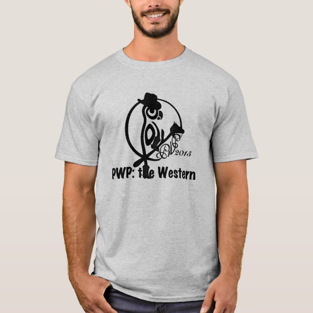 Camiseta Logotipo 2015 - hombres negros de PWP (Anverso)