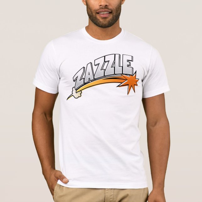 Camiseta Logotipo 2 (estilo de Zazzle del dibujo animado) (Anverso)