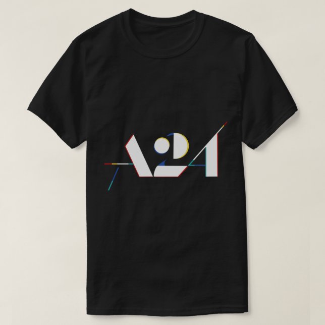Camiseta Logotipo A24 3D activo (Diseño del anverso)