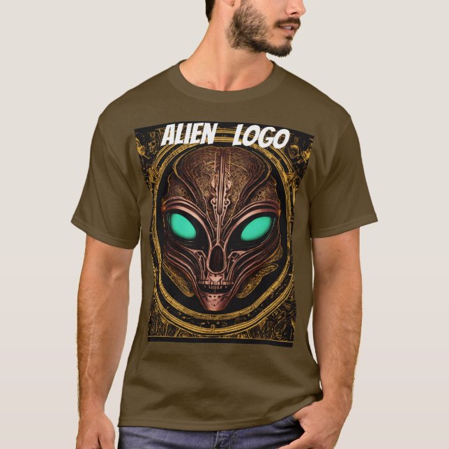 Camiseta " Logotipo Alien " diseñado (Anverso)