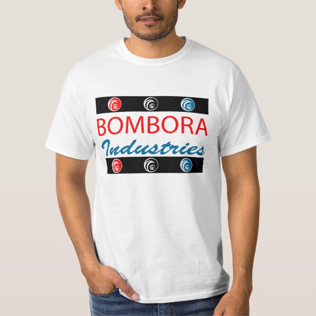 Camiseta Logotipo América del bloque de Bombora (Anverso)