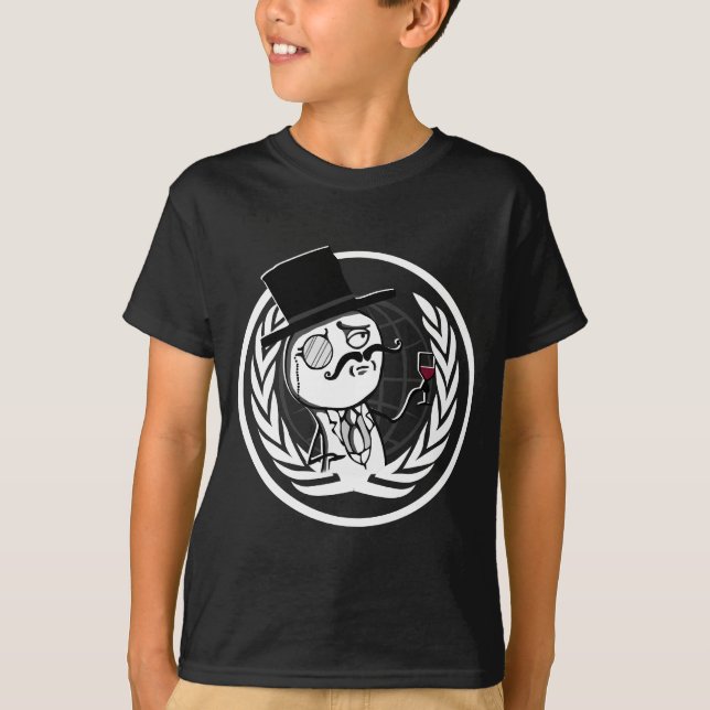 Camiseta Logotipo anónimo de LulzSec (Anverso)