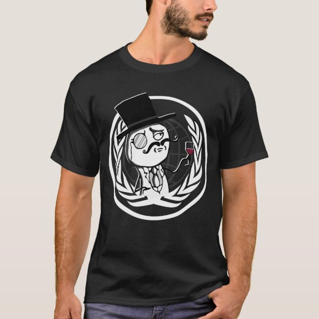 Camiseta Logotipo anónimo de LulzSec (Anverso)