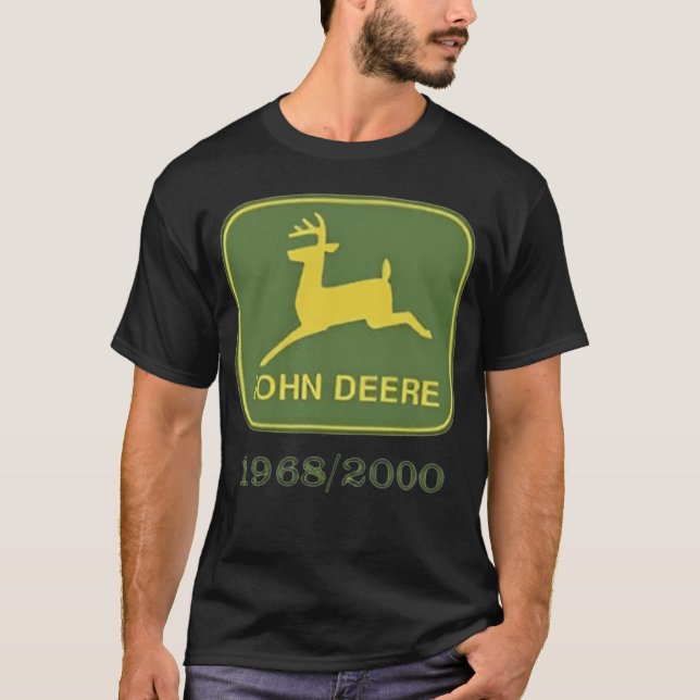 Camiseta Logotipo Antiguo John Deere 1968-2000 (Anverso)