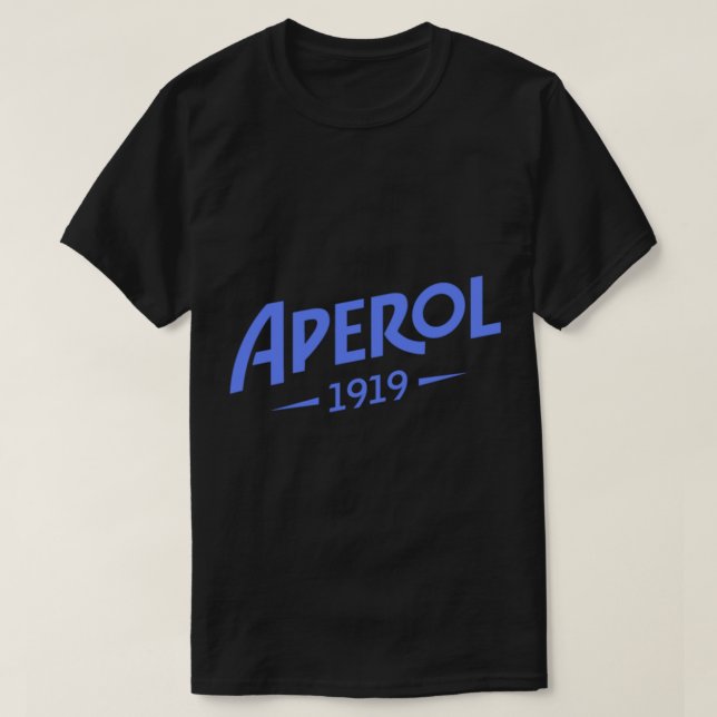 Camiseta Logotipo Aperol Blue (Diseño del anverso)