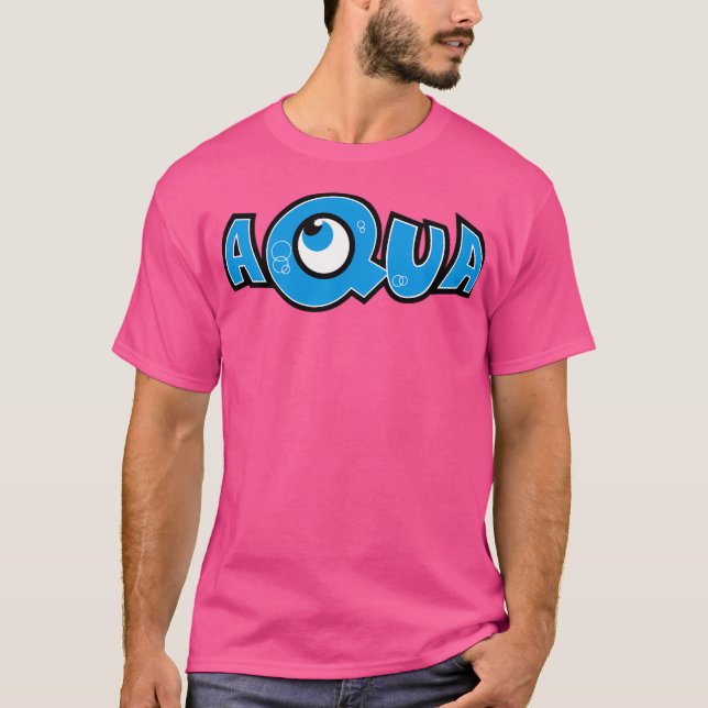 Camiseta Logotipo Aqua - Banda (Anverso)