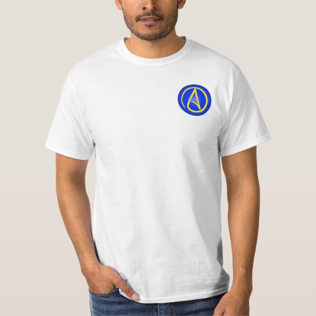 Camiseta Logotipo ateo (Anverso)