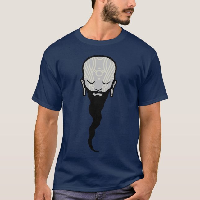 Camiseta Logotipo barbudo de Zentastic (Anverso)