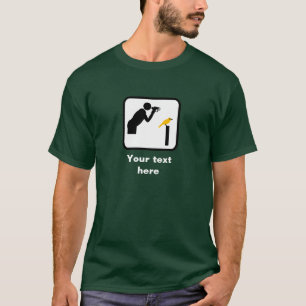Camiseta Logotipo Birder / Bird Watcher (Dark) — Personaliz