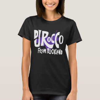 Camiseta Logotipo blanco de DJ Rocco From Rockland para muj