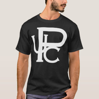 Camiseta Logotipo blanco UpC Niños americanos Cuello redond