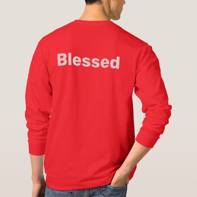Camiseta Logotipo BLESSED (Reverso)