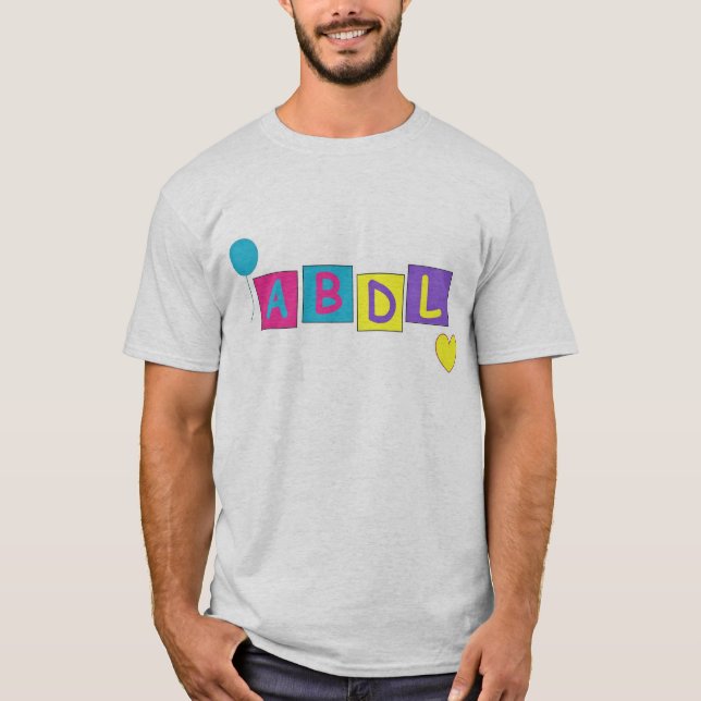 Camiseta Logotipo brillante de ABDL (Anverso)