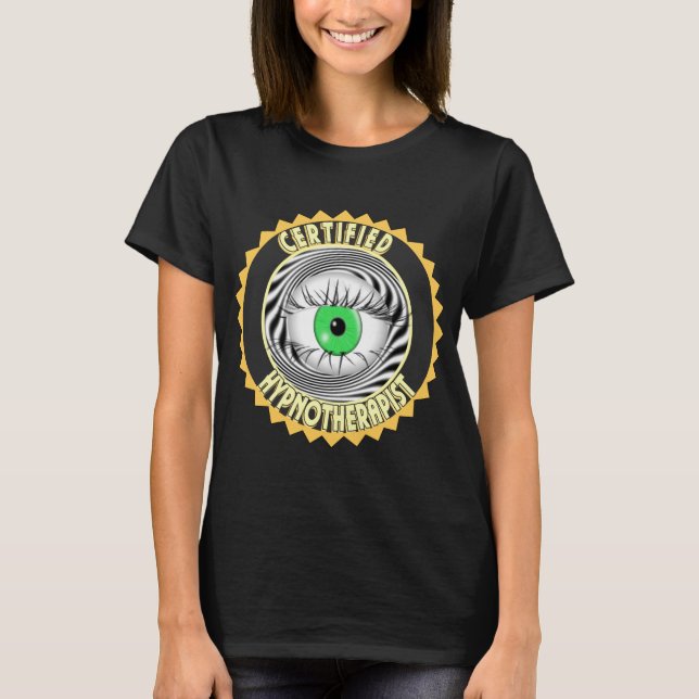 CAMISETA LOGOTIPO CERTIFICADO DE HYPNOTHERAPIST (Anverso)