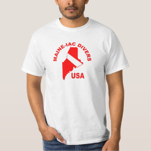 Camiseta Logotipo clásico de Divers Maineiac