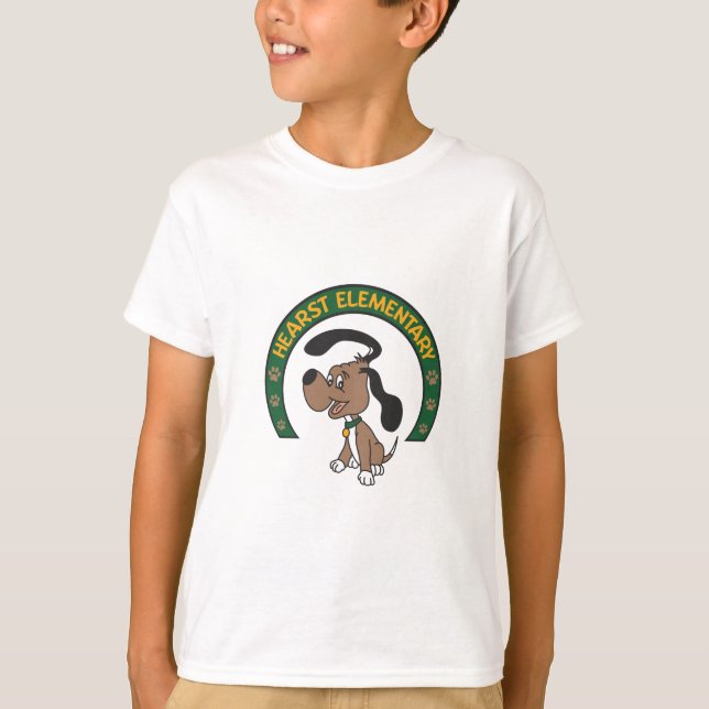 Camiseta Logotipo clásico elemental del perro de Hearst (Anverso)