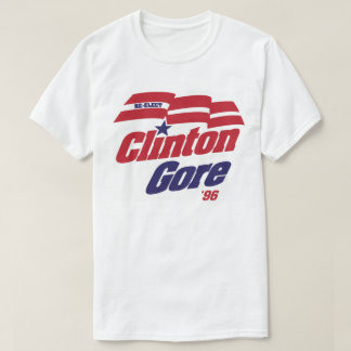 Camiseta Logotipo Clinton/Gore 1996 de la campaña del