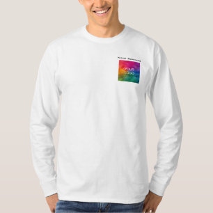 Camiseta Logotipo comercial de diseño de bolsillo delantero