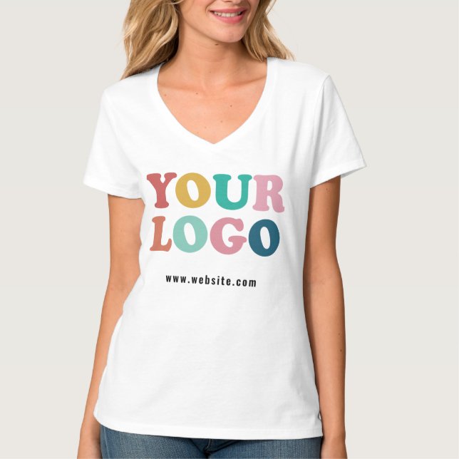 Camiseta Logotipo comercial de la empresa personalizado (Anverso)