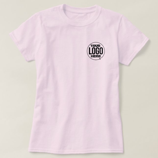 Camiseta Logotipo comercial de personalizado (Diseño del anverso)