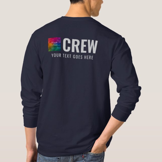 Camiseta Logotipo comercial Equipo de impresión frontal y p (Reverso)